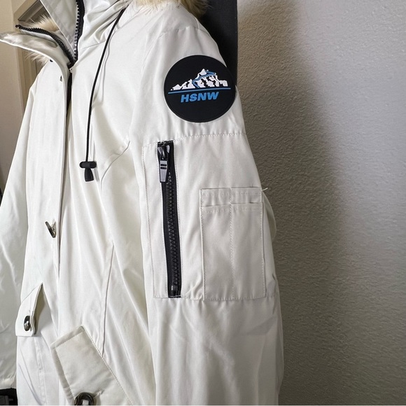 HSNW Women's Winter Ski Snow Hooded Jacket Waterproof & Windproof Size M - Picture 4 of 11